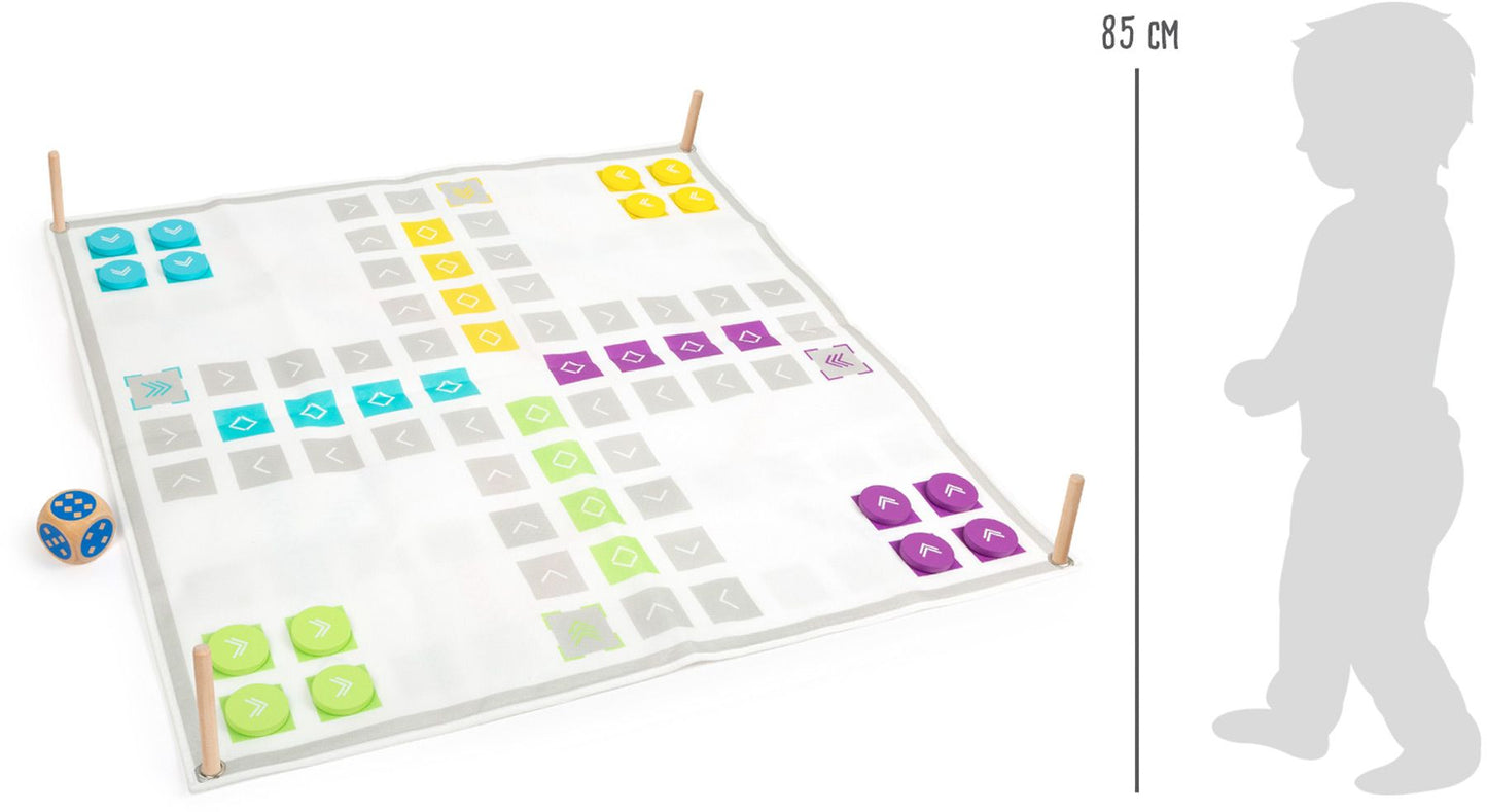 Ludo et jeu d'échelle "Active" - Legler