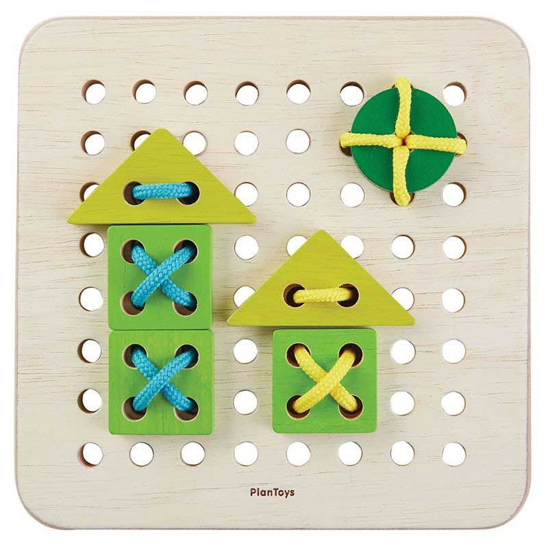 La plaque à lacets - Plan Toys