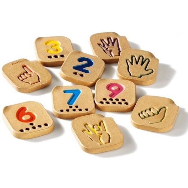 Je compte de 1 à 10 en langage des signes - Plan Toys