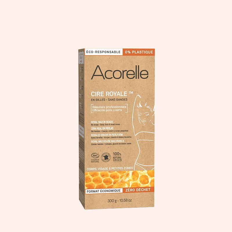 Cire Royale en billes sans bandes - toutes zones - 600g - Acorelle