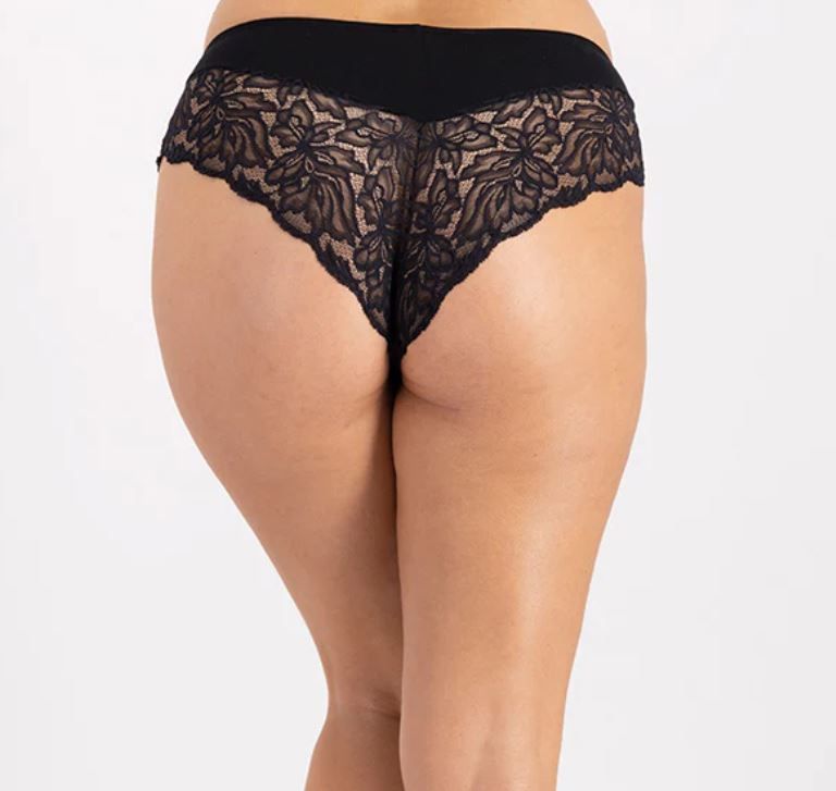 Culotte Grace en dentelle de coton bio Taille 40, Mina Storm,