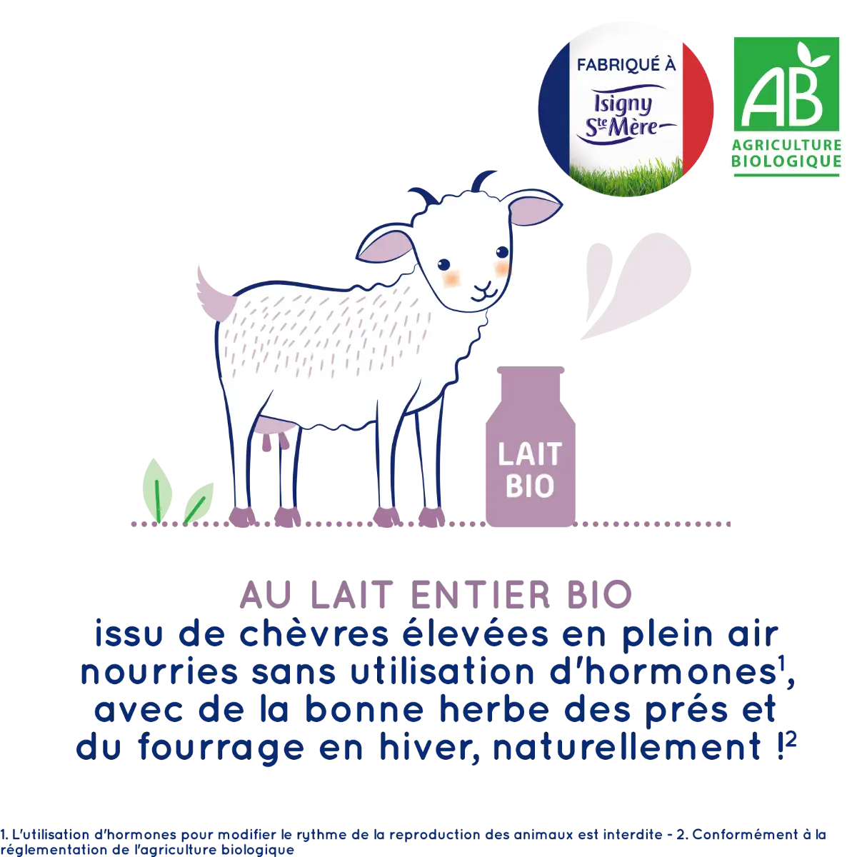 Lait infantile bio au lait de chèvre - 3ème age - 10+ mois / Biostime