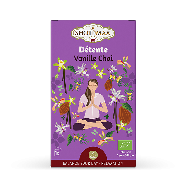 Tisane bio Vanille Chai "Détente" - Shoti Maa