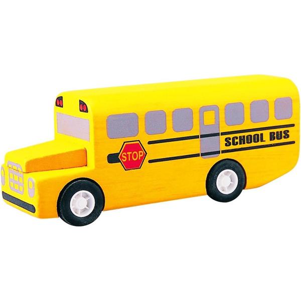 Bus scolaire en bois - Mini jouet - 3+ - Plan Toys