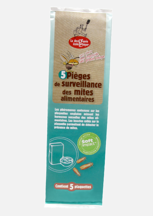 piège de contrôle pour mites alimentaires, paquet de 5 pièges écologiques, La Droguerie écologique